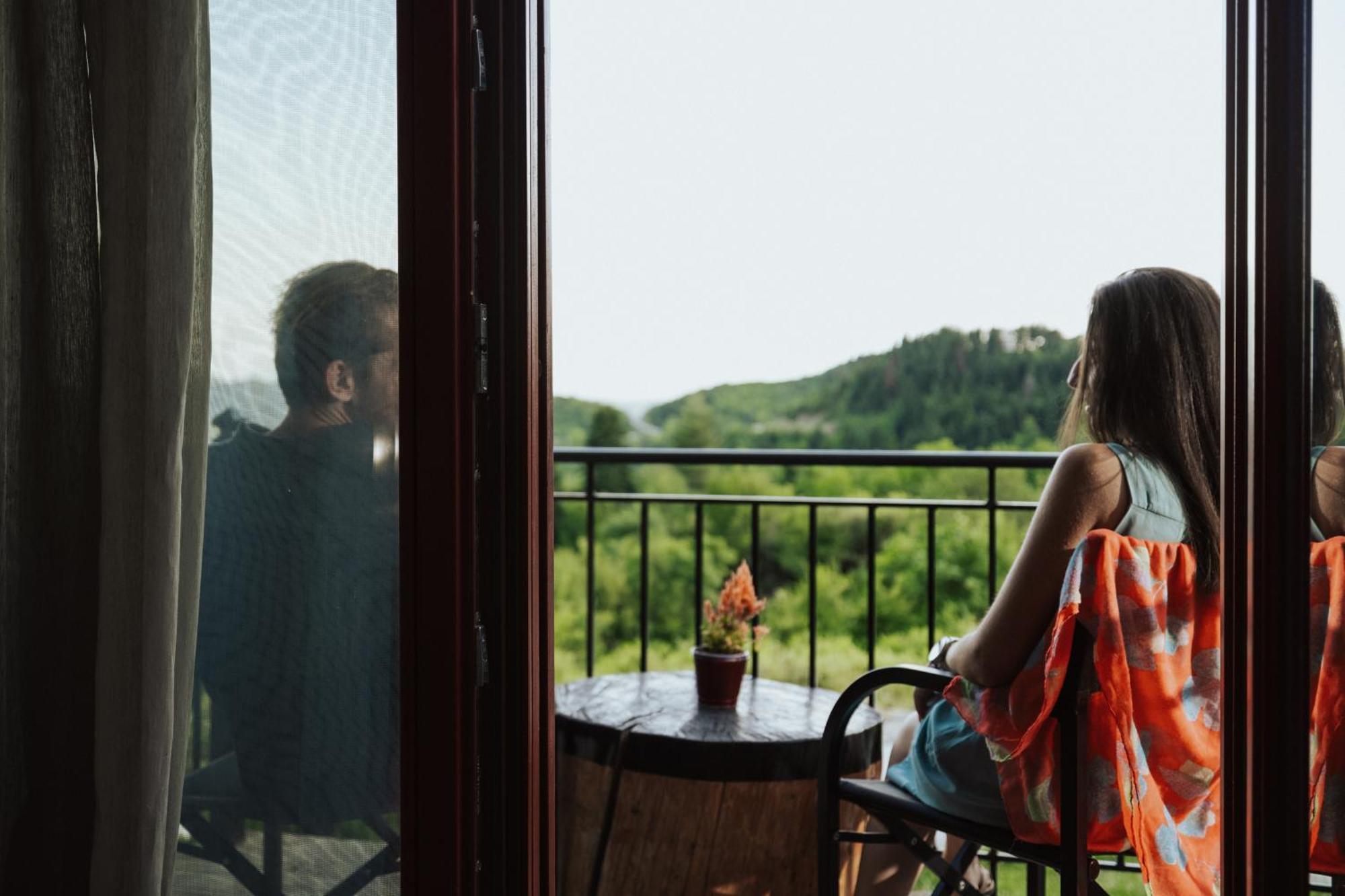 Rouista Tzoumerka Resort Vourgareli Rum bild