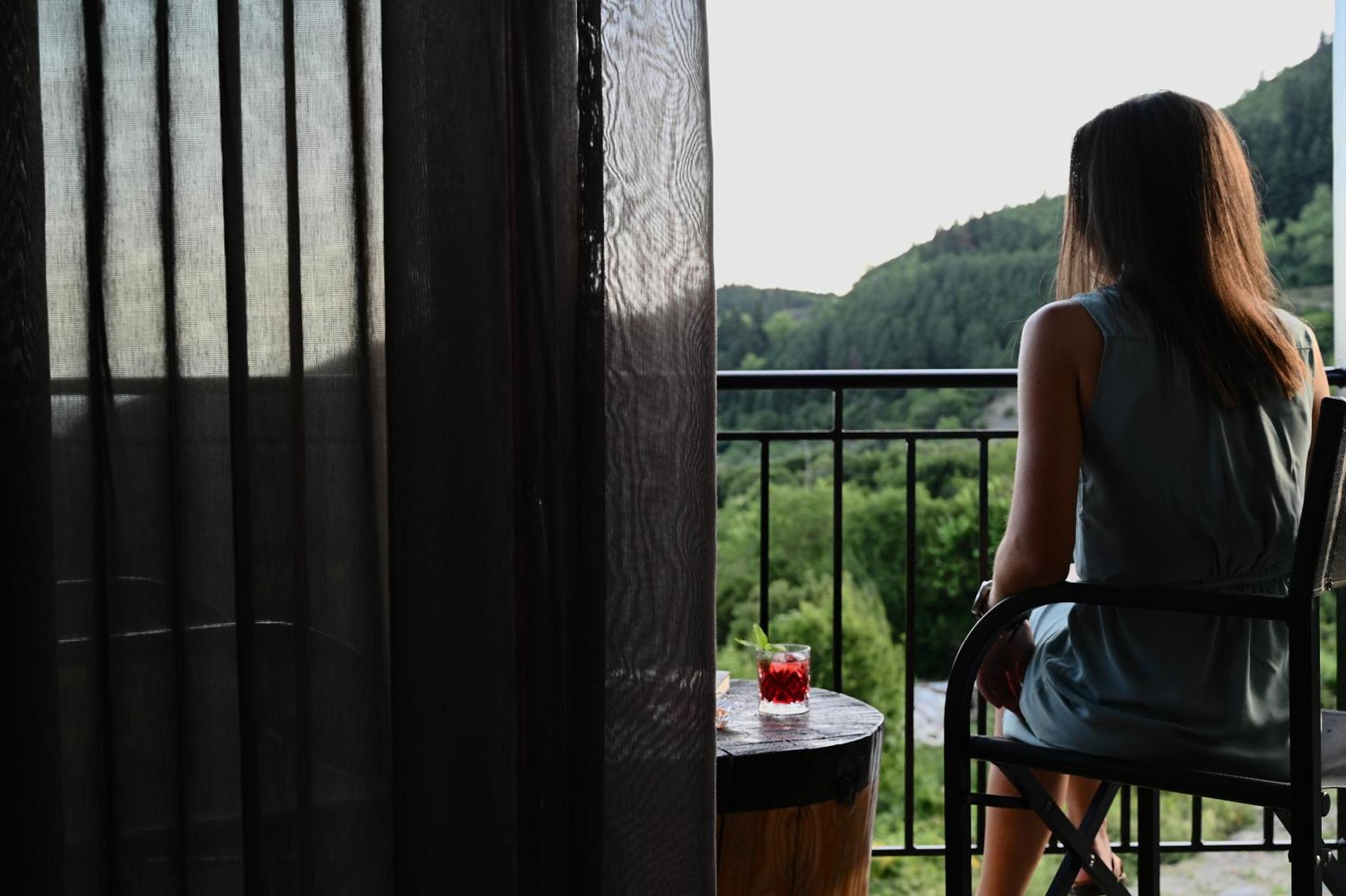 Rouista Tzoumerka Resort Vourgareli Rum bild